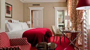 A room at Le Burgundy Paris.