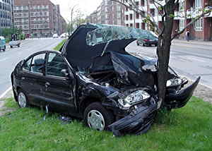 A car wreck in Copenhagen.